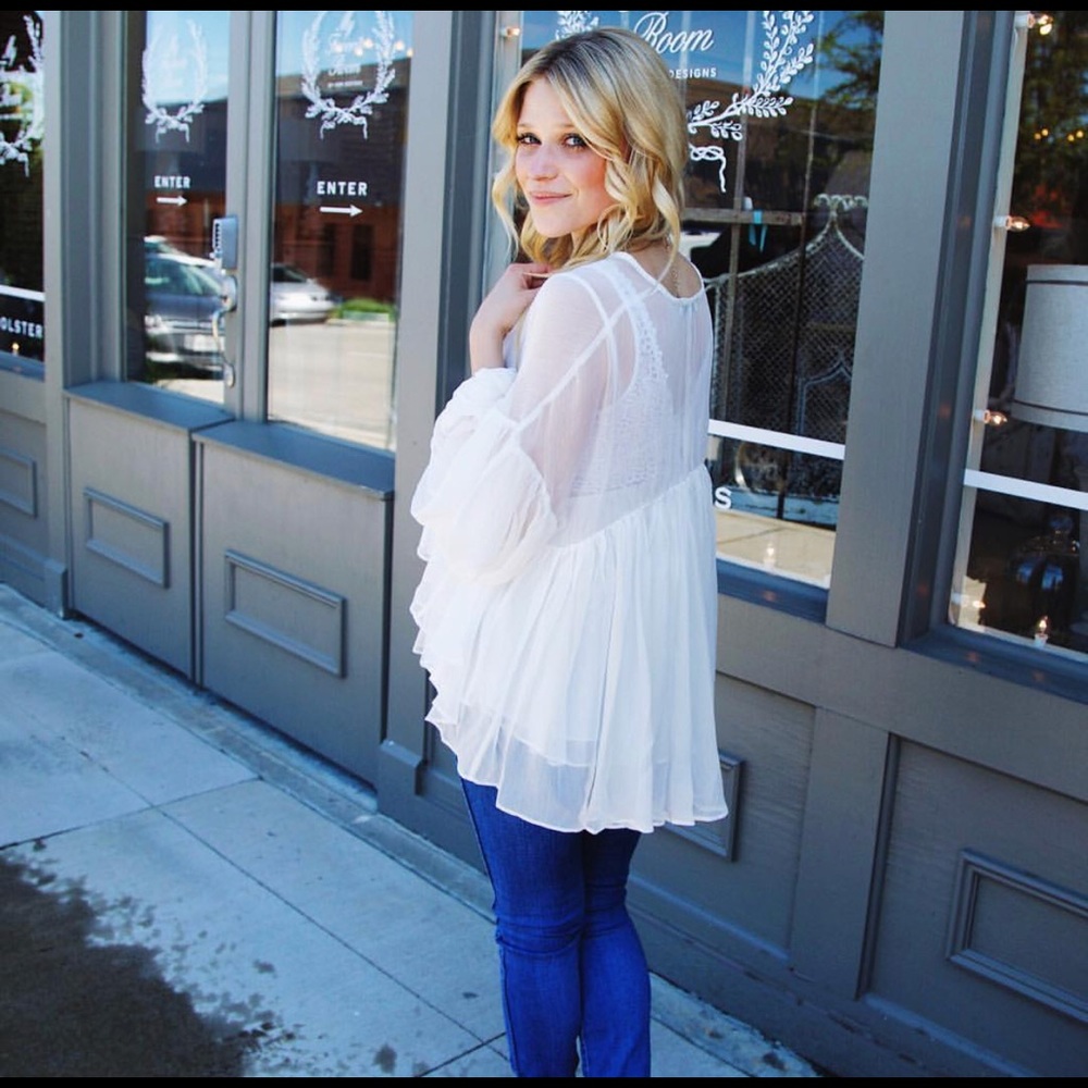 Beautiful boho blouse!